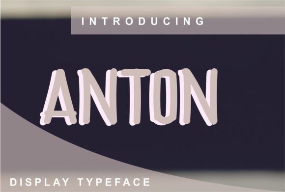 Anton: A Clean and Adaptable Display Font for Modern Design
