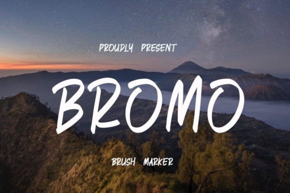 Bromo: A Unique Handwritten Font for Branding and Design