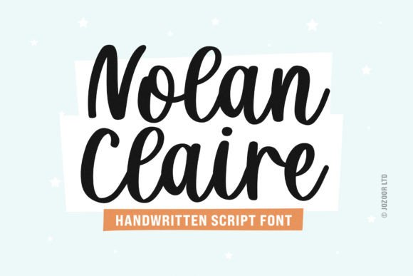 Discover the Beauty of Nolan Claire: A Handwritten Font for Modern Design