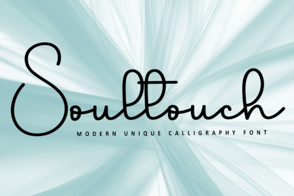 Discover the Beauty of Soultouch: A Unique Font for Creative Expression