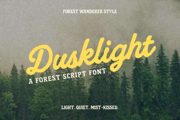 Dusklight Script: A Vintage Touch for Modern Design