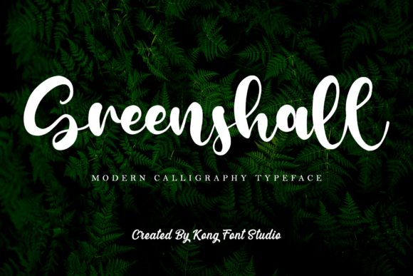 Greenshall: A Modern Handwritten Script Font for Creative Design