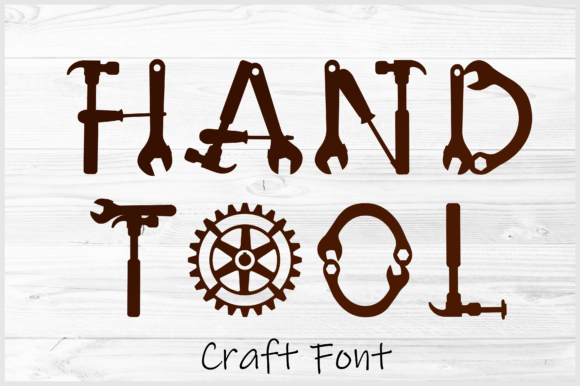 Hand Tool: A Creative Craft Font for the DIY Enthusiast