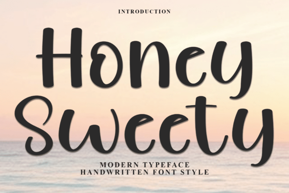 Honey Sweety: A Festive Typographic Delight