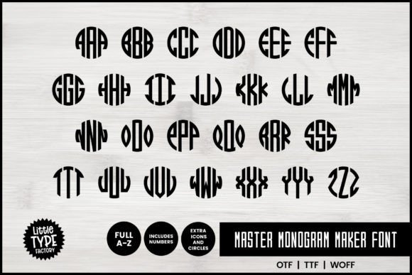 Master Monogram Font: A Versatile Tool for Custom Logos, Emblems, and More