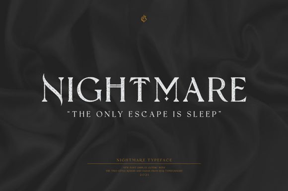 Nightmare Gothic: A Bold Typeface for Creative Expression