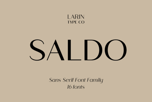 Saldo: A Versatile Sans-Serif Font for Modern Design