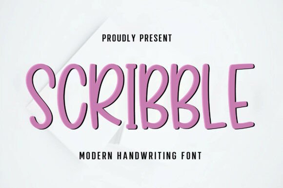 Scribble: A Modern Handwriting Font with a Unique Touch