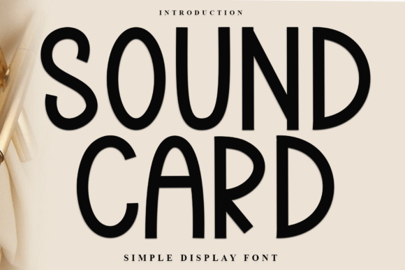 Sound Card: A Versatile Font for Creative Design