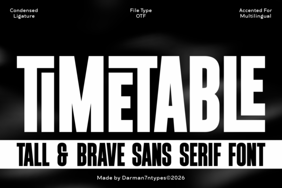 Timetable: A Bold Choice for Modern Design