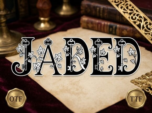 Unlocking the Mystery of Jaded: A Victorian-Inspired Font for the Curious