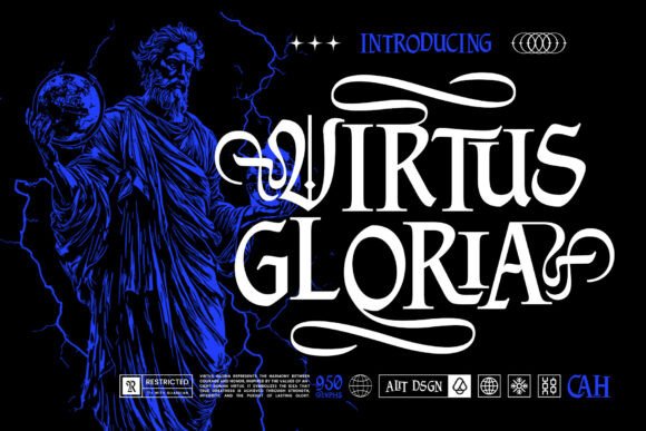 Virtus Gloria: A Typeface That Commands Attention